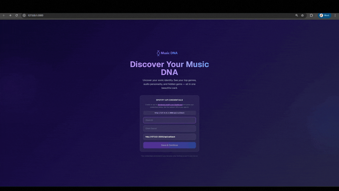 Sample App GIF